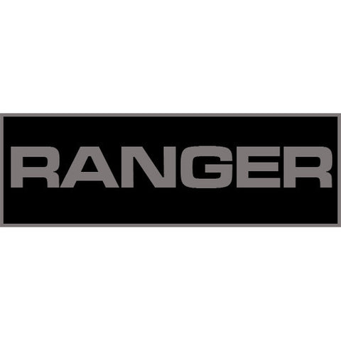 Ranger Patch Large (Black)