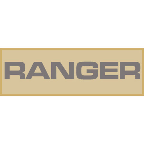 Ranger Patch Large (Tan)