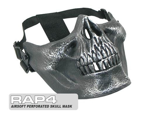 Airsoft Tactical Skull Mask (Silver)