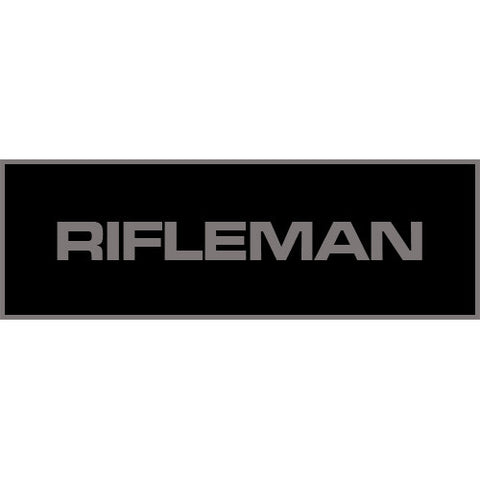 Rifleman Patch Large (Black)