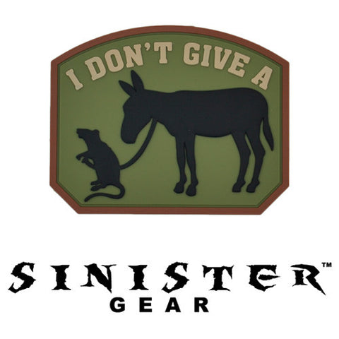 Sinister Gear "Rats A**" PVC Patch - Arid