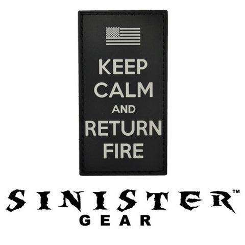 Sinister Gear "Return Fire" PVC Patch - SWAT
