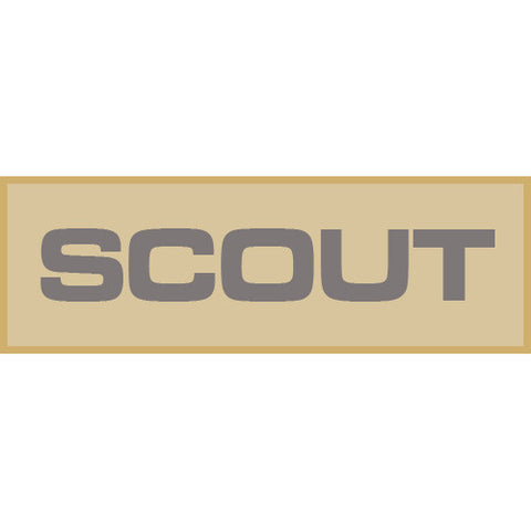 Scout Patch Large (Tan)