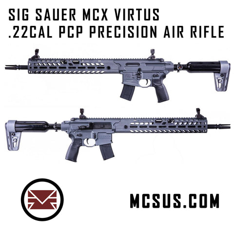 SIG Sauer MCX Virtus .22cal PCP Precision Air Rifle