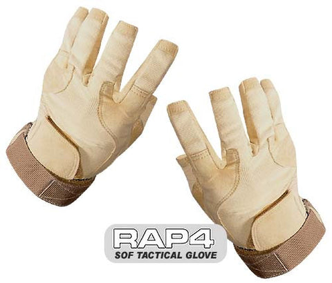 TAN SOF Tactical Glove (Open Finger)