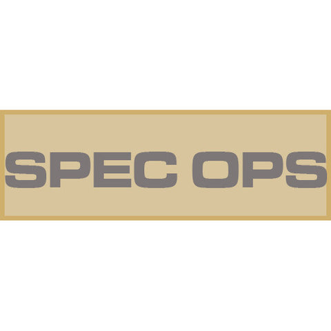 Spec Ops Patch Large (Tan)
