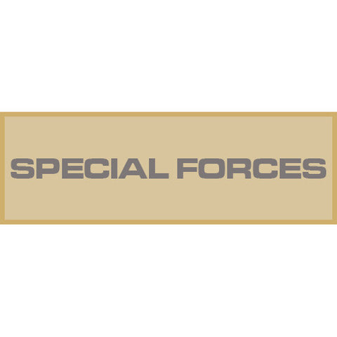 Special Forces Patch Large (Tan)