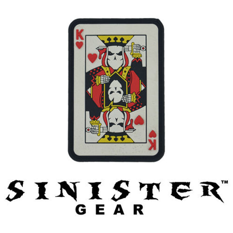 Sinister Gear "Suicide King" PVC Patch - Color