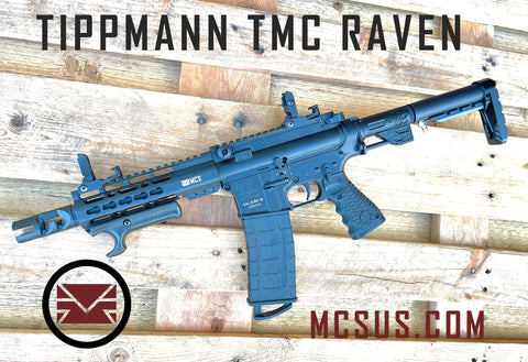 Custom Tippmann TMC Raven Paintball Gun (.68 Cal)