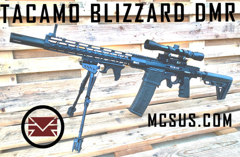Tacamo Blizzard Custom DMR Sniper Paintball Gun