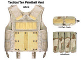 Quad Pod Pouch (Back) for Tactical Ten Vest