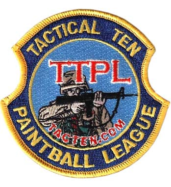 Tactical Ten Paintball League Patch
