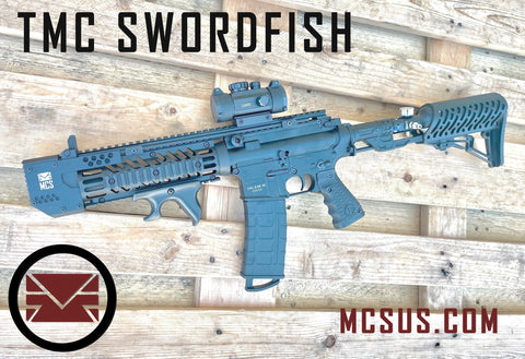 Custom Tippmann TMC Swordfish Elite Paintball Gun (.68 Cal)