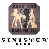 Sinister Gear "Bang one" PVC Patch
