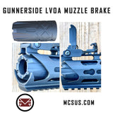 LVOA ADJUSTAbLE MUZZLE Brake (22mm muzzle threads)
