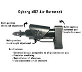 Cyborg M82 Air Buttstock With 13ci Tank Package (With 13ci Air Tank)