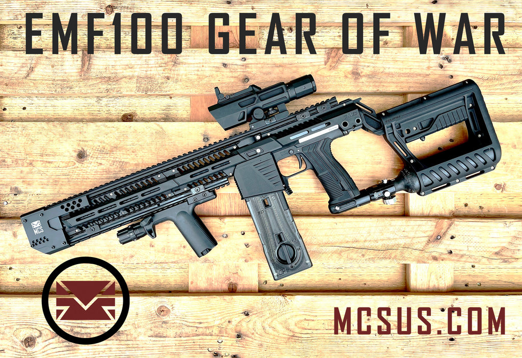 gear 100 MG100 EMF100 Swordfish Gear Of War Custom Paintball Gun – MCS