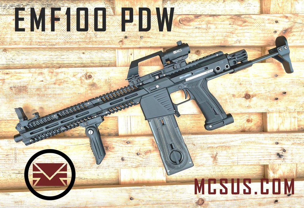 EMF100 MG100 Paintball Gun Custom PDW Buttstock – MCS
