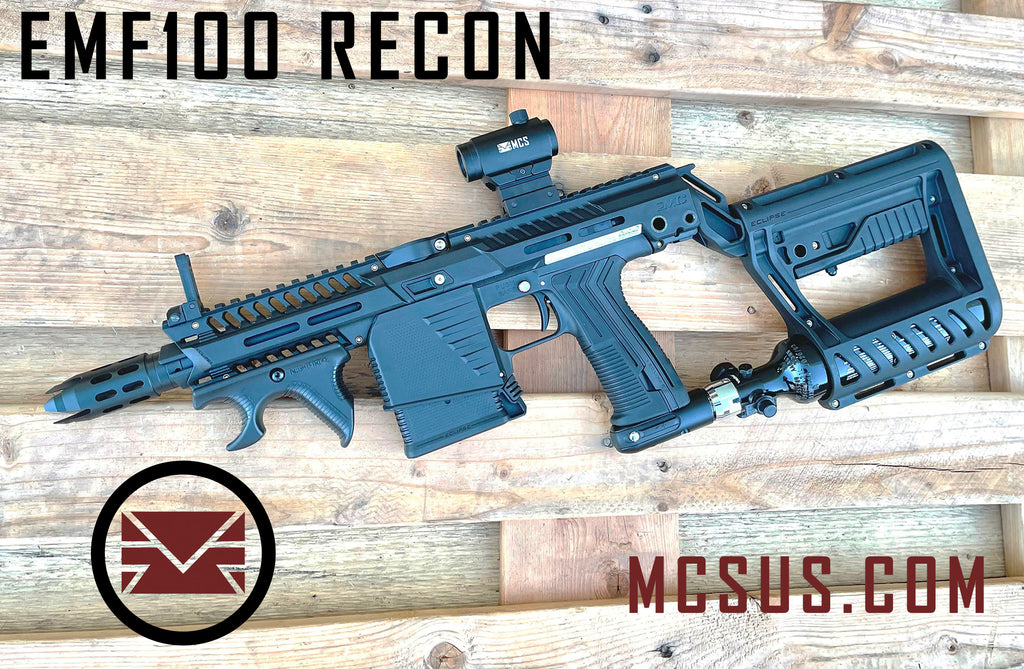 Emf100 Custom MG100 EMF100 Recon Custom Paintball Gun – MCS