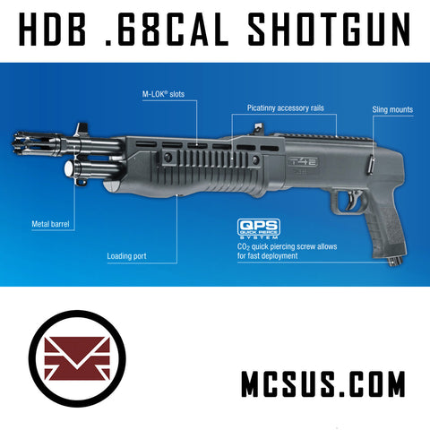 T4E HDB .68 Caliber Semi Auto Paintball Shotgun