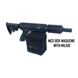 MCS Gen2 Box Drive Magazine For Milsig Paintball Gun with Roundhead Magazine