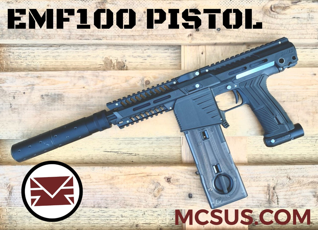 SR25 Semi Auto Sniper EMEK MG100 EMF100 Paintball Gun – MCS
