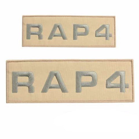 RAP4 Patch Package Set (Tan)