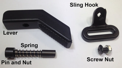 M4 Butt Stock Pin and Nut Set