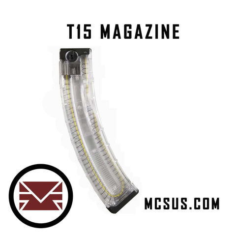 T15 Magazine 30 Rounds Clear