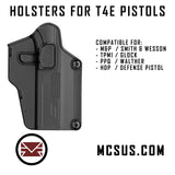 Universal Leg Holster (Glock, S&W, Sig Sauer, Walther, Ruger, 1911, Springfield Armory, Beretta, CZ, Fit 80+ Pistols) Left/Right Hand
