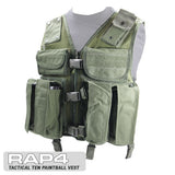 Tactical Ten Paintball Vest, Large Size (MARPAT)