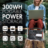 Tenergy Portable Power Station 300Wh Battery
