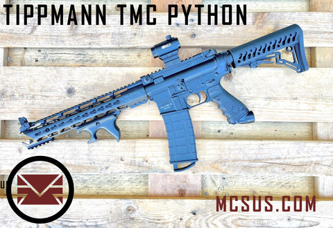 Custom Tippmann TMC PYTHON LVOA Paintball Gun (.68 Cal)