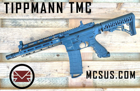 Tippmann TMC With M-LOK Handguard Paintball Gun (Black) (.68 Cal)