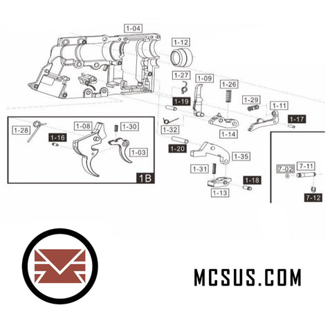 TR50 PART 1-20 AXIS PIN 3.5X20