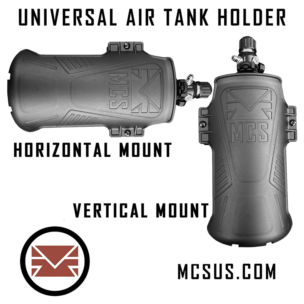 Universal Hard Shell Air Tank Pouch Holder MOLLE Horizontal Mounting W ...